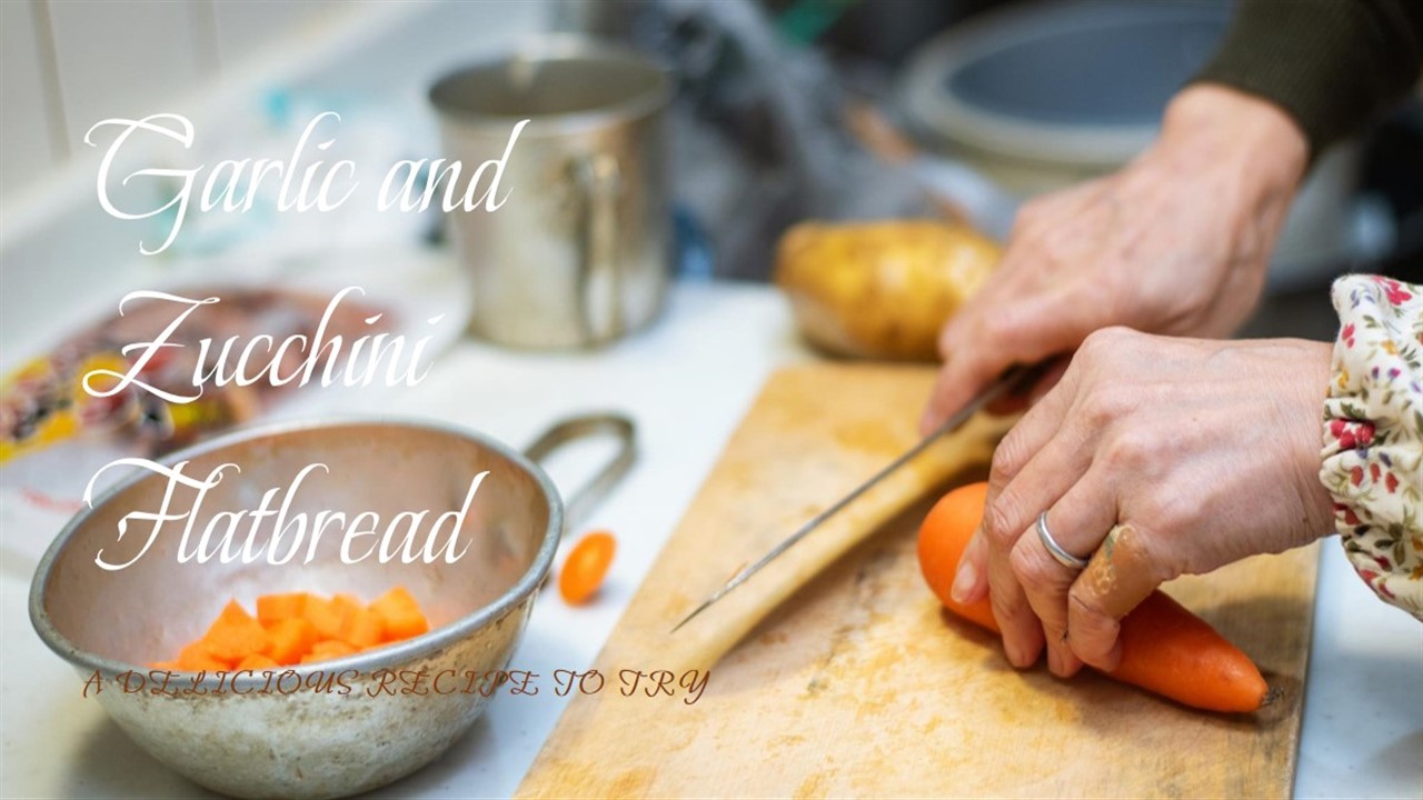 Garlic and Zucchini Flatbread Recipe